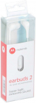 Motorola Earbuds2 In-ear, Microphone, White