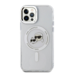 Karl Lagerfeld IML K AND CH metallraamiga MagSafe kaitsembris iPhone'i 12/12 Pro jaoks / Lbipaistev