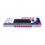 MediaRange MROS104-FR klaviatuur, hiir kaasas, Office'i RF traadita AZERTY prantsuse keelne, must, hall
