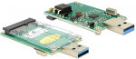 Delock USB 3.0 A (m) AND gt; mSATA -adapter (62681)