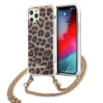 GUESS GUHCP12LKCLEO iPhone 12 Pro Max 6,7" Leopard kvakaaneline kuldne rihm
