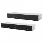 i-tec Thunderbolt 4 dokk-jaama Intelligentsed Dual Display toiteallikas 90W 2x DP video TB AUDIO LAN USB-A 10Gbps USB-C 10 Gbps Kensingtoni lukk