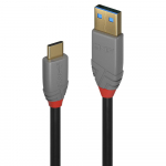Lindy USB 3.1 kabel, tp A/C, 5A PD, Anthra Line, M/M, 1m
