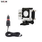 SJCam Original SJ5000 SJ5000 Wi-Fi SJ5000x Elite Waterproof Housing with built-in Charger 12-38V for Motor Bike