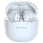AWEI Bluetooth krvaklapid 5.3 TWS ENC valges