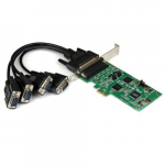 StarTech.com 4 porta PCI Express PCIe sarialiidmete kombokaart - 2 x RS232 2 x RS422 / RS485 - TAA