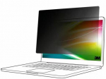 3M Bright Screen Privacy Filter for 13.3in Laptop, 16:9,