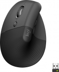 Logitech Lift Left Vertical Wireless Mouse, Graphite
