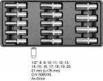 Yato tool insert with accessories 14pcs. (YT-5539)