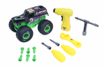 Monster Jam Mechanix 1:18 Grave Digger kokoamisauto (5004584)
