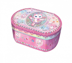 Pulio Oval music box Pecoware - Ballerina cat