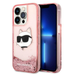 Karl Lagerfeld KLHCP14LLNCHCP iPhone 14 Pro 6,1" rowy/pink kvakaaneline Glitter Choupette Head