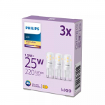Philips by Signify Philips Capsule 25 W G9 G9 x3