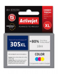 ActiveJet AH-305CRX tint HP printeri jaoks; HP 305XL 3YM63AE asendus; Premium; 18 ml; vrv