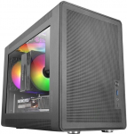 Mars Gaming MCXPS mATX Ultra-kompaktne mngukomplektiga arvuti kast MESH AND klaaspaneel