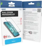 Wave Full Cover panssarilasi, Honor 600 Lite, musta kehys (WAVE-FC-HN-600L-BK)