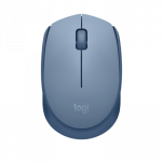 Logitech M171 Wireless Mouse, Blue/Grey
