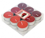 PROVENCE Tealights Canberry Red 18pcs