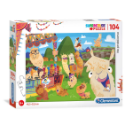 Clementoni SuperColor, No ProbLLAMA, Puzzle, Unisex, 6+ aastat, 104 tk