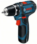 Bosch GSR 10,8-2-LI Professional Keyless Black, Blue, Red