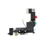 Flex for iPhone 5S audio and charging connector with microphone BLACK ORG
