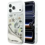 Case Karl Lagerfeld Liquid Glitter Beach AND Sand for iPhone 18 Pro Max / iPhone 17 Pro Max beige