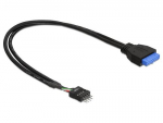 Delock USB3.0 kabel, 19-pin Pinheader - 8-pin Bu/St 0.4