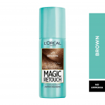L'Oral Magic Retouch Instant Root Concealer Spray - Spray, mis peegeldab juukseid 75 ml - Pruun