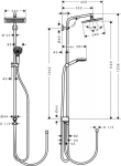 Hansgrohe Kurk Crometta E 27289000