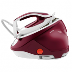 TEFAL GV9220 aurutriikimisjaam 2600 W Durilium AirGlide Autoclean triikimisplaat Burgundia, valge