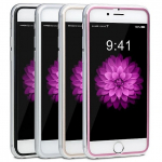 Remax Honor series Full face Tempered Glass with metal frame Apple iPhone 6 / 6S Gold