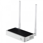 Totolink N300RT traadita ruuter Kiir-Ethernet heribaline (2,4 GHz) Must, Valge
