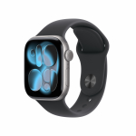APPLE Vaata Sarja 11 (GPS) 42 mm thtiharma alumiiniumkorpus ja must sportlik rihm, S/M (MEQW4QN/A)