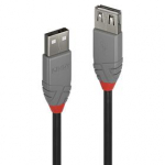 Lindy USB 2.0 pikendusjuhe A/A tbi Anthra Line M/F 0,2m