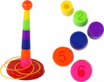 LEAN Toys Game Throwing Cups and Hoops to a Target with Various Degrees of Diffi