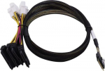 MICROCHIP TECHNOLOGY 2305300-R Seerial Attached SCSI (SAS) kaabel 0,8 m must, mitmevrviline
