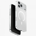 uniq Etui Airsuit iPhone'ile 17 Pro Max. Magclick laadimiskaabel, lbipaistev