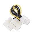 Gembird KAABELTOITEADAPTER 6PIN PCIE/CC-PSU-6