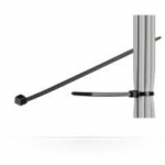 MicroConnect Kaabliripmad 100tk Must, 280mm x 4,8mm 280mm x 4,8mm, UV