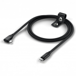 Satechi 90-kraadiline 1 meetri pikkune USB-C kaabel 240W toitejaamaksuga ja 20Gbps andmeedastuskiirusega Kiirlaadimiskaabel USB-C seadmetele