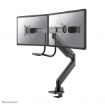Neomounts Nm-D775Dxblack Full Motion Dual Desk Monitor Arm (Clamp