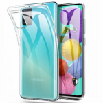 Mocco Ultra tagakaaned 1 mm silikoonkohalt Samsung Galaxy A32 4G jaoks, lbipaistev