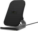 Goobay Desktop 10W Wireless Charging Stand, Black/Gray