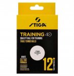 Stiga BALL TENNIS TRAINING WHITE 12 PACK