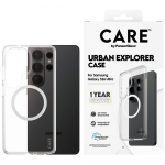 PanzerGlass CARE etui by Urban Explorer Lbipaistev valge Qi laadimise Samsung Galaxy S26 Ultra jaoks lbipaistev