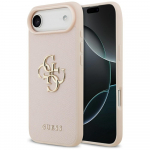 GUESS Etui Grained Big 4G AND Classic Logo iPhone Air roosa