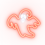 Neon PLEXI LED SCARY GHOST red NNE15 Neolia