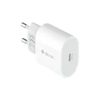 Devia seina laadija Rocket PD QC 20W 1x USB-C valge