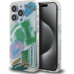 Lacoste LCHMP15LUPAN Hard Case Topas Double Layer Patch iPhone 15 Pro jaoks