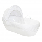 SHNUGGLE Moses Basket Classic Waffle White